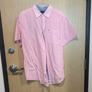 Tommy Hilfiger Pink Casual Button Down Shirt
